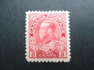 Canada - 1911 2c Deep Rose Red Very Fine Looking Lmm Stamp.  Sg 201
