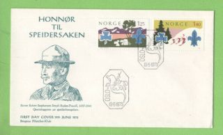 Norway 1975 World Scout Jamboree,  Lillehammer Set On First Day Cover