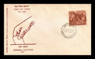 Dr Jim Stamps General Election First Day Issue India Cover