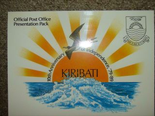 (n191) Kiribati 1989 Independence Presentation Pack Mnh
