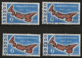 Lot Mgg - Stamps - 4 X Canada - C.  1969 -
