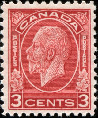 Canada Scott 197 King George V “medallion” Issue,  Die 1 Vf Mlh Og (19467)