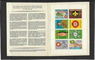 Gb.  1957 Jubilee Jamboree Of Scouts Set Of Poster Stamps In Folder.  (647)