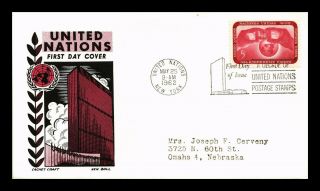 Dr Jim Stamps Decade Of United Nations First Day Issue Cachet Craft Cover
