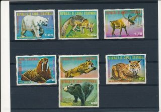 D278128 Wild Animals Of North America Mnh Guinea Ecuatorial