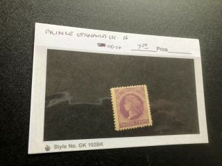 P.  E.  I Stamps Scott 16 Mhog Scv 7.  50 Bb5040