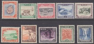Niue 1950 Definitive Set Mnh. . . . . .  5091
