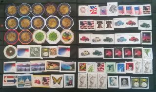 U.  S.  A :various Unfranked Stamps.  / F.  V.  :approx:$ 52