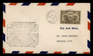 Dr Who 1929 Canada St.  John To Moncton First Maritime Air Pageant C124655