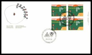 Mayfairstamps Canada Fdc 1983 Scouting Block First Day Cover Wwb22657