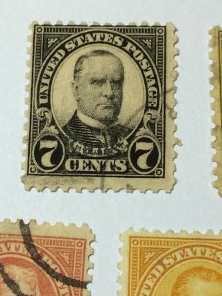 US Stamps 658 - 668 Kansas overprints (V7291) 5