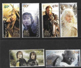 Zealand Sg2652/7 2003 Lord Of The Rings Mnh