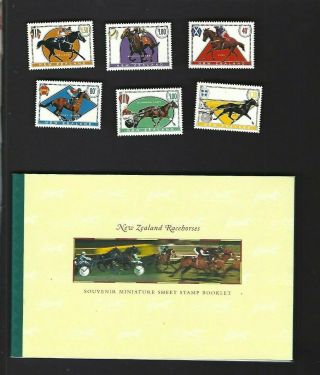 Zealand Sc 1322 - 7 1328 Booklet (1996) Complete Mnh