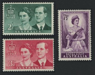 Australia Royal Visit 1954 3v Mnh Sg 272 - 274