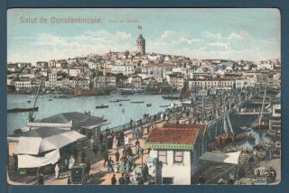 Turkey - Rare - Vintage Post Card - Constantinople