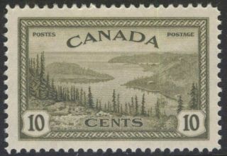 Canada 269 1946 King George Vi Peace Issue 10c Great Bear Lake Vf Mnh