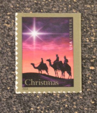 2014usa 4945 Forever Christmas Magi - Single From Booklet - Nh Wisemen