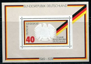 Germany 1974 Souvenir Sheet 1145