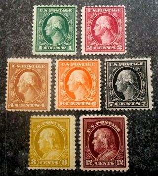Buffalo Stamps: Scott 498//512 Washington/franklin Lot,  Mh/og & F/vf,  Big Cv