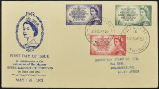 Australia 1953 Qeii Coronation Fdc First Day Cover C53870