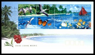 Mayfairstamps Cocos Islands 1999 Living Mosaic Fauna And Flora Cover Wwb63063