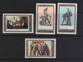 Stamps Albania Sc 1507 1510 Mnh Set High Value