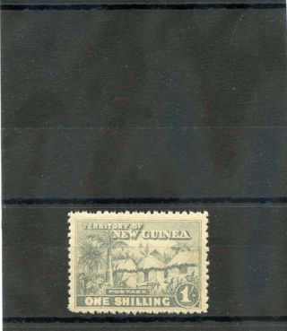 Guinea Sc 9 (sg 132) Vf Lh 1925 1sh Dull Blue Green $30