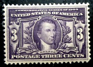 Buffalo Stamps: Scott 325 Louisiana Purchase,  Nh/og & Xf,  Cv = $475