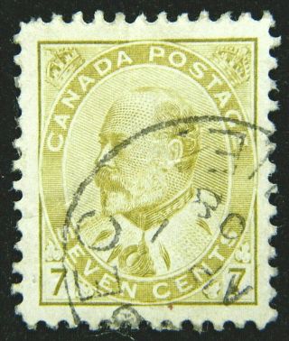 Canada Stamp 1903 - 12 7c King Edward Vii Scott 92 Sg180