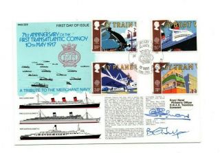 1988 Rnsc (5) 9 Fdc - 71st Anniversary Of The First Atlantic Convoy - 2 Signatures