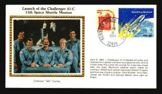 Challenger Shuttle Sts 41 - C Flight Covers - Colorano Set Of 7 - M455
