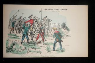 Boer War French Post Card Guerre Anglo Boer