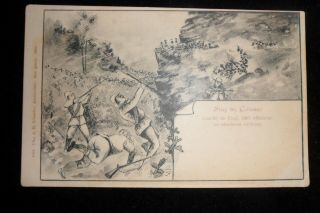 Boer War German Post Card Battle Of Colenso.  Scarce