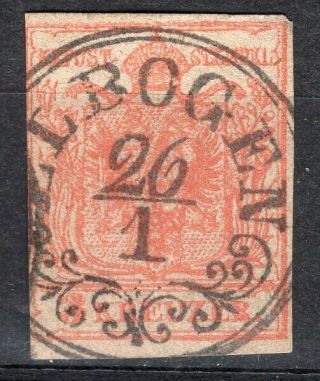 Austria 1850 Stamp Sc.  3 Type Iii 4