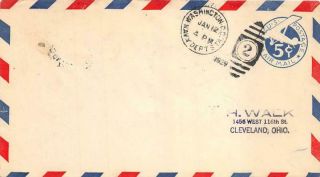 Uc1 5c Blue,  First Day Cover Cachet [e548494]