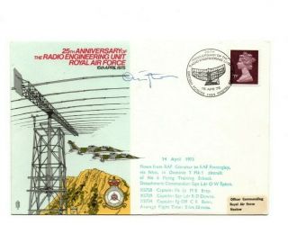 1975 Raf Museum Cover - Radio Engineering Unit Raf - Signed Sqn Ldr O W Epton