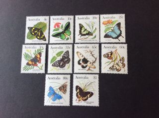 Australia 1981 Wildlife: Butterflies Set