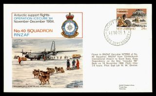 Dr Who 1984 Zealand Antarctic Research Scott Base Rnzaf C130881