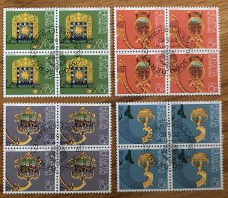 Switzerland Stamps 1982 Pro Patria FDC plus Blocks of 4 FD CXL 2