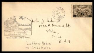 Mayfairstamps Canada Flight 1932 Prince Albert To Lac La Ronge First Flight Wwb2