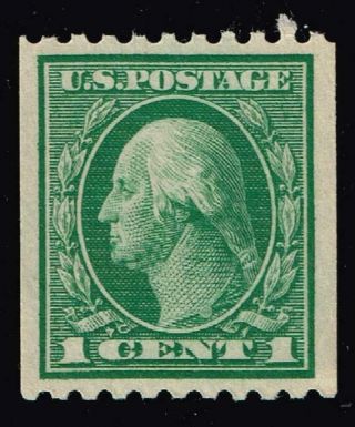 Us Stamp 441 1c Green 1914 Flat Plate 10p Mnh/og