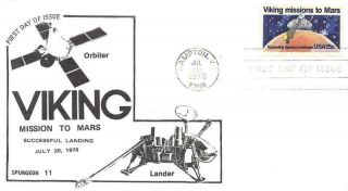 1759 15c Viking Missions To Mars,  Spurgeon Cachet [e534049]