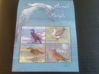 Micronesia 2009 Sg Ms1554 Birds Of The Pacific Mnh (w)