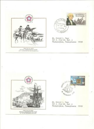 Worldwide - 6 First Day Covers - Various Countries.