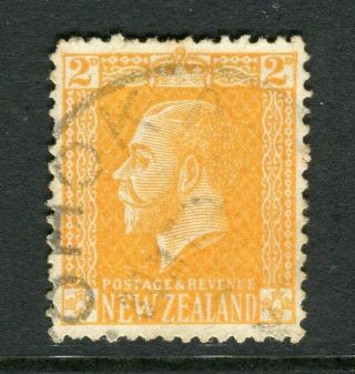 Zealand; 1915 - 33 Early Gv Issue Fine 2d.  Value,  As Sg 451b