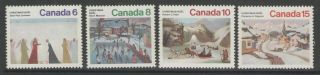 Canada Sg792/5 1974 Christmas Mnh