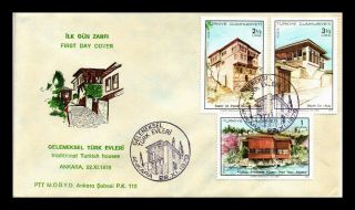 Dr Jim Stamps Traditional Turkish Houses First Day Issue Combo Turkey Cover