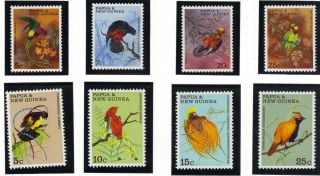 Stamps Papua Guinea Birds Nmh 2 Sets Of 4 Each (8) 1967 1970 Ref 1126 Fs