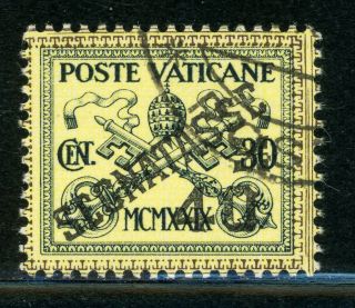 Vatican City Selections: Scott J4 40c/30c Segnatasse Postage Due Cv$6,