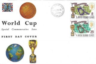 Solomon Islands 1966 World Cup First Day Cover